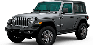 Alquiler de Jeep Wrangler descapotable en el puerto de Formentera con ProAuto Rent a Car